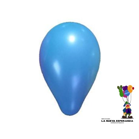 Perlado Liso Celeste x 50 unidades (9 pulgadas)
